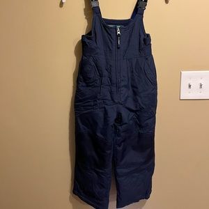 L.L Bean Navy Overall Snow Pants- Youth Kids 5-6